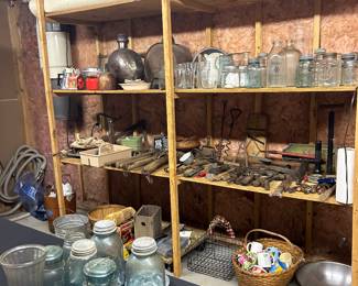 Large assortment of antiques