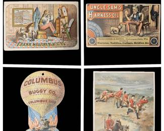 TRADE CARDS - Over 200 examples all in pristine condition from the late 1800’s forward. 