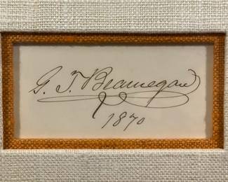 Detail of clipped signature