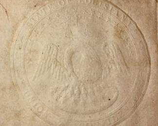 1827 Louisiana State Seal