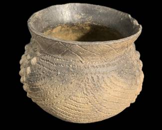 Noded Taylor Engraved Bowl, 1400-1600 A.D., Clark County, Arkansas