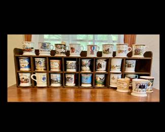 Antique Shaving Mug Collection 