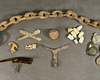 Civil War battlefield dug relics