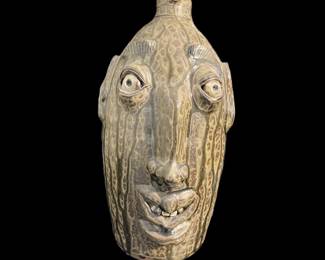 Face Jug by Alabama Native Bobby Gaither featuring "Spit Glaze".