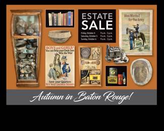 WELCOME TO A TREASURE-FILLED SALE IN BATON ROUGE, LOUISIANA!