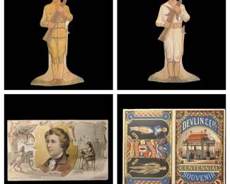 TRADE CARDS - Over 200 examples all in pristine condition from the late 1800’s forward. 