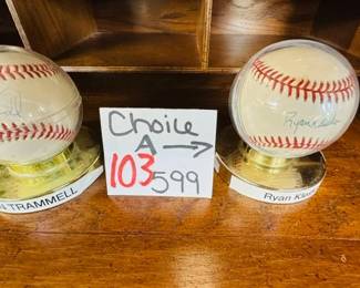 Autographed Baseballs 