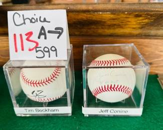 Autographed Baseballs 