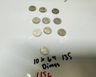 US SILVER DIMES