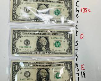US 1 DOLLAR STAR NOTES