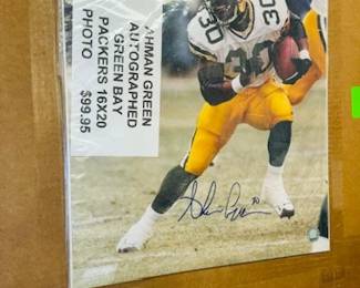 Autographed Ahman Green 