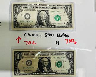 US 1 DOLLAR STAR NOTES