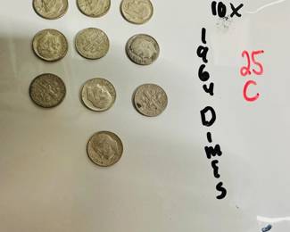 US SILVER DIMES