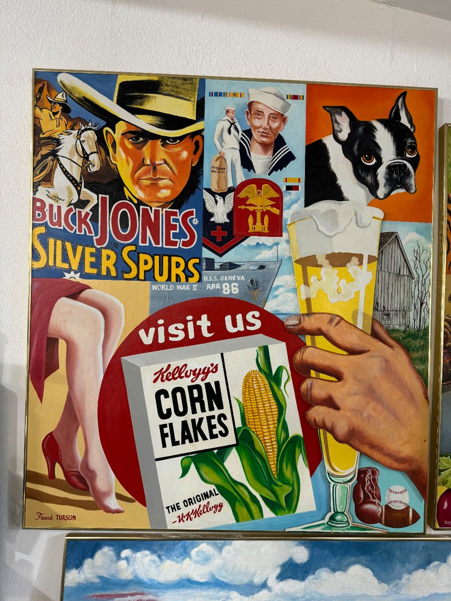 Original art by Jackson Michigan native Frank Turson