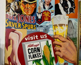 Original art by Jackson Michigan native Frank Turson 