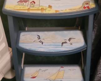 Hand painted step stool
