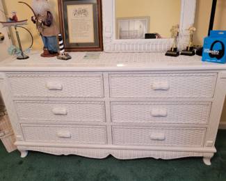 Wicker dresser
