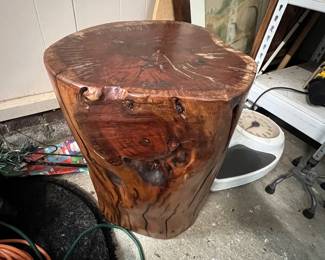 Wood end table 
