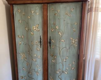Hand painted armoire 