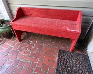Red bench 