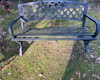 Metal bench 