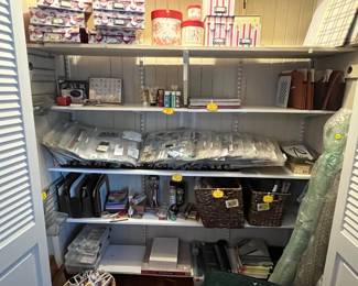 Scrapbook supplies. Lots and lots!!!