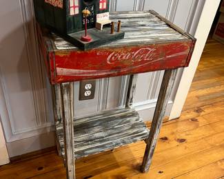Coca Cola side table 