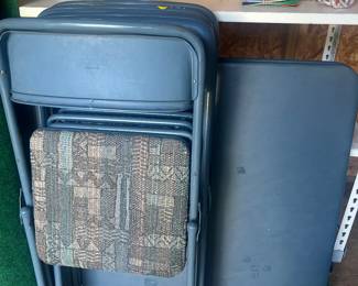 Card table and 4 chairs 