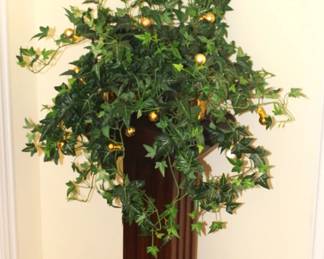 Pedestal.   $150.00.   One of  a pair.                                                  9" D x 11 1/2" W x  40" H.