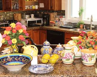 The kitchen is full of very nice items.  
