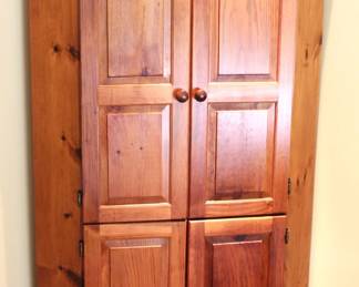 BUY IT NOW! Corner cabinet. $250.00.                               30" X 30" X 68" H.