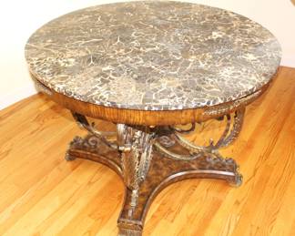BUY IT NOW !  $1,200.  Maitland Smith Center Table.       46" dia. x 32 1/2" H.