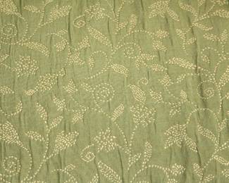 BUY IT NOW! $275.00. Camelback one cushion, down filled custom made sofa.  32" D x 87" W x 35" H.          (Close up of material pattern)