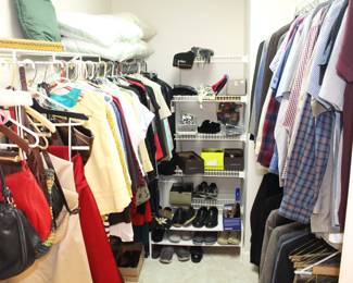 Ladies' clothing is mostly petite medium.