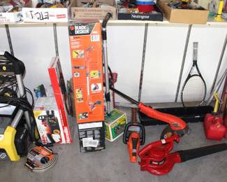 Variety of power tools.