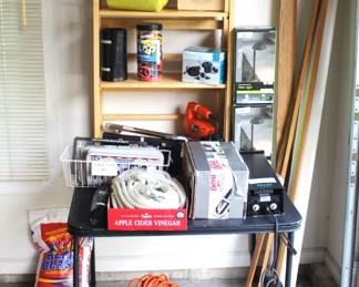 Heavy duty extension cords and misc. tools.