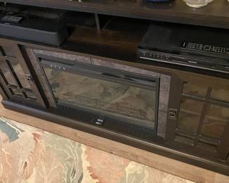 Electric Fireplace Television Stand