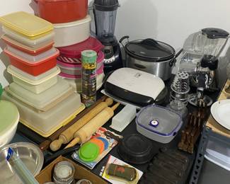 Small Appliances, Tupperware and Rolling Pins