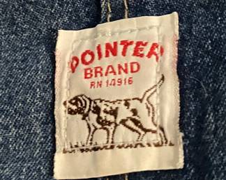 Vintage Pointer Denim Purse