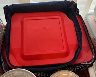 Pyrex with Insulated Bags
