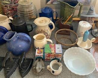 Assorted Glass and Home Decor