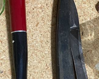 Straight Razor and Pipe