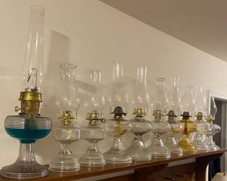 Assorted Oil Lamps