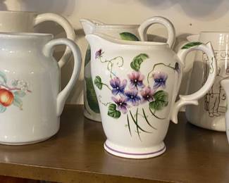 Pitchers and Creamers