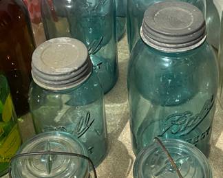 Blue Ball Jars
