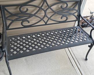 Metal Outdoor Bench