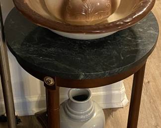 Marble Top Lamp Table