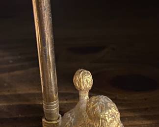 Vintage Poodle Themed Pencil Holder