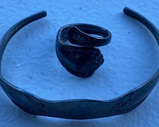 Spoon Ring and Bracelet