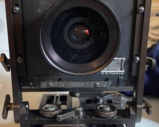 K.B. Canham Bellows Camera with Extra Lens
